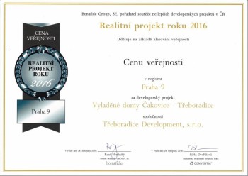 Realitní projekt roku 2016