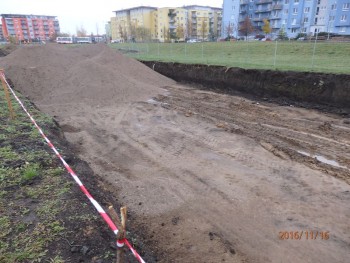 Výstavba splaškové a dešťové kanalizace